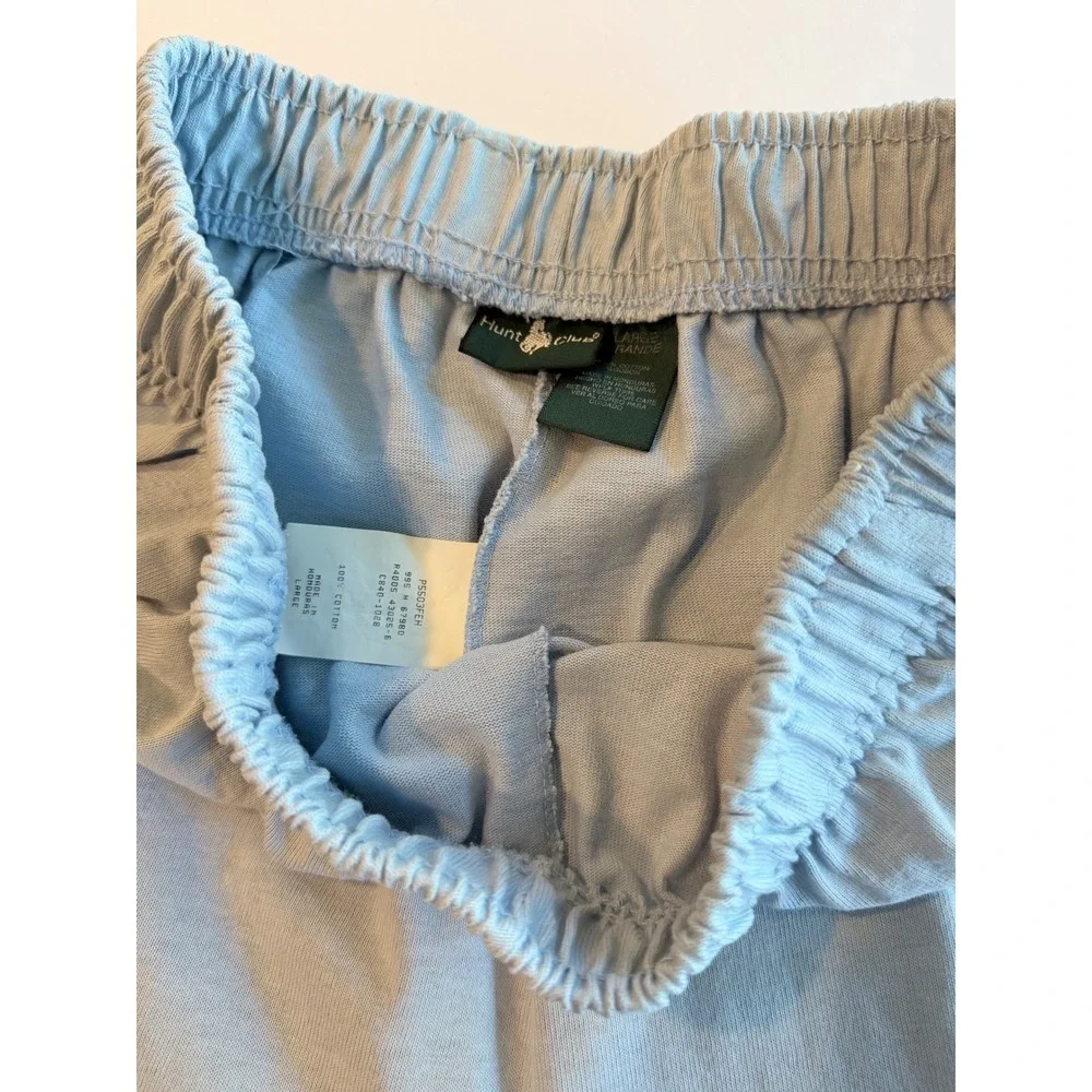 Hunt Club Womens Vintage 2 Piece Vest and Pants Set Blue Black Stripe Large